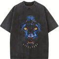 Black Panther Animal T-Shirt Chadwick Forever Tribute Tee Cotton Menswear