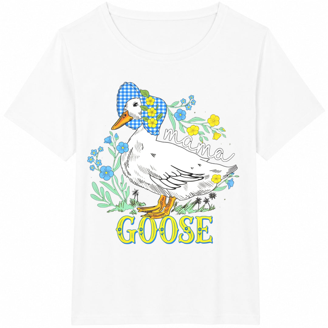 One Silly Goose Mom Cotton T-Shirt - product view