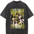 Funny Shrekk Carton Characters Tshirt, Shrekk Can't Todat I'm Swamped Shirt, Trendy Meme Tee, Oversize Gift Unisex Shirt