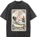 Quick Delivery Tarot Card The High Priestess Mystic Humorous Skeleton Costume T-Shirt for Men and Women