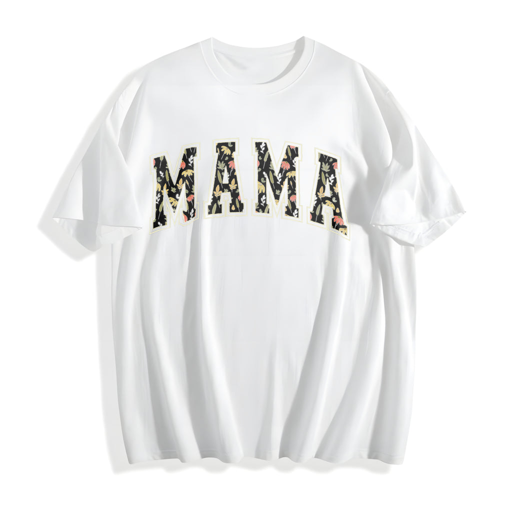 Floral Mama Cotton T-Shirt - product view