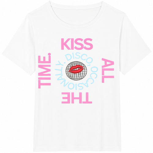 1-piece-- With 'kiss Anytime' Cotton T-Shirt - product view