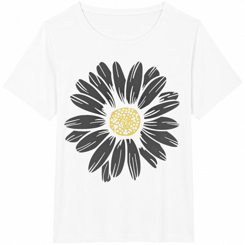 1-piece-- Daisy Cotton T-Shirt - product view