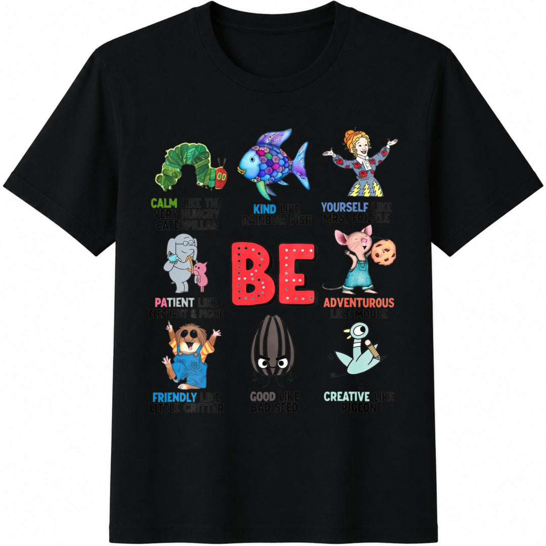 I Am Still Reading About Teacher Cotton T-Shirt - Black