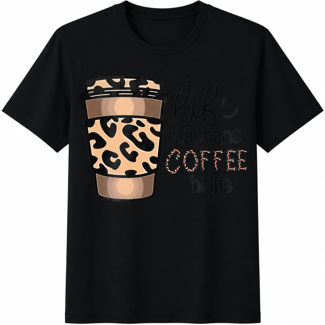 Popular Extension Short-perfect Cotton T-Shirt - Black