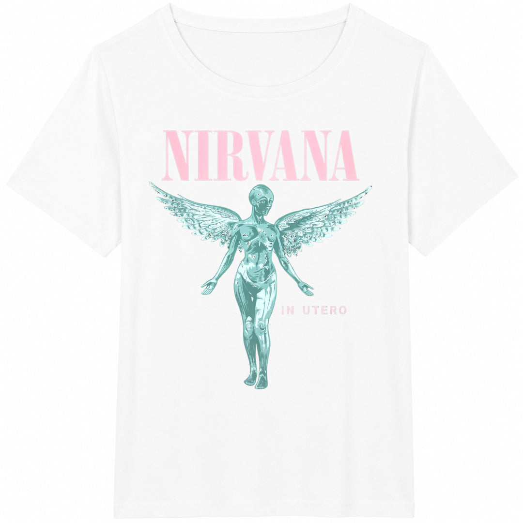Couple Matching Anatomical Angel Grunge Aesthetic 9s Cotton T-Shirt - product view