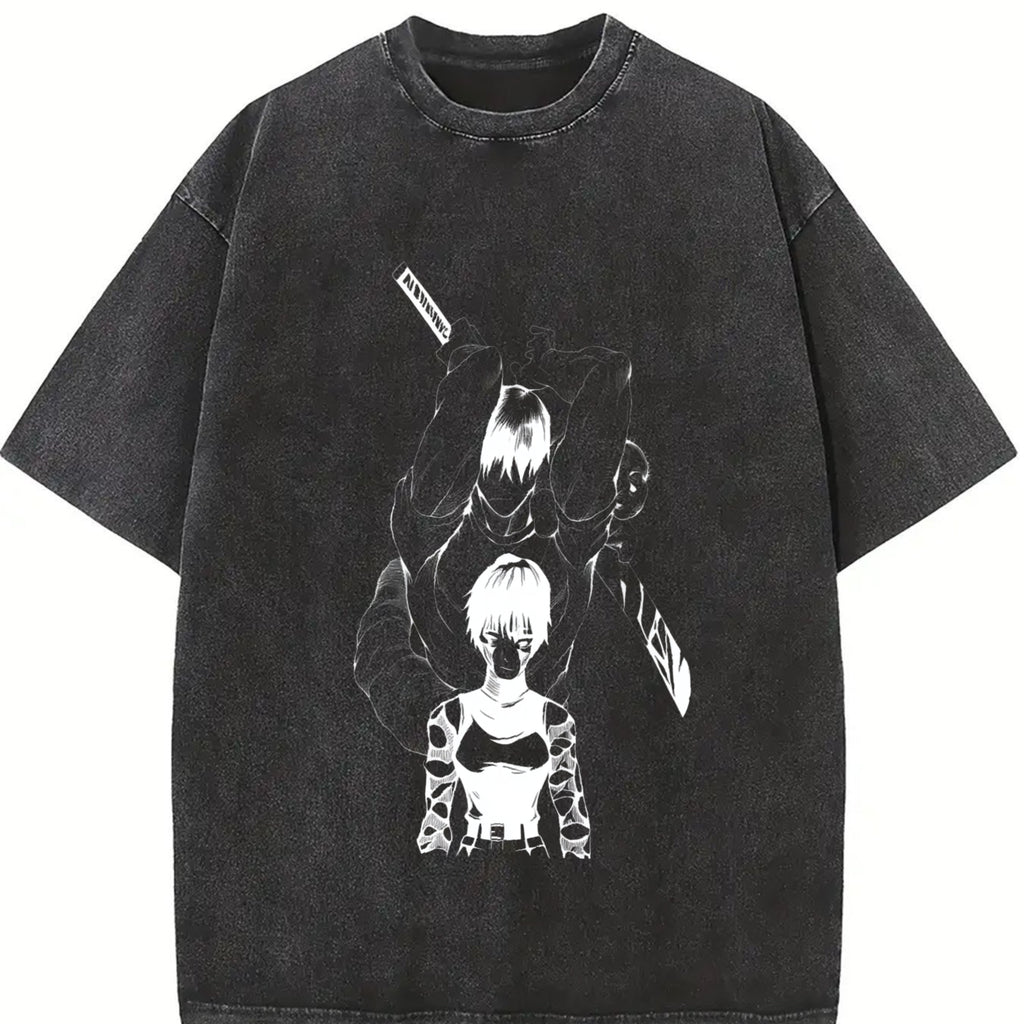 valentine shirts Anime Jujutsu Kaisen Zenin Maki Toji Graphic T Shirt Men Women Washed Cotton Tshirts Oversized Male Female Best Selling Clothes