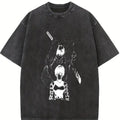 valentine shirts Anime Jujutsu Kaisen Zenin Maki Toji Graphic T Shirt Men Women Washed Cotton Tshirts Oversized Male Female Best Selling Clothes