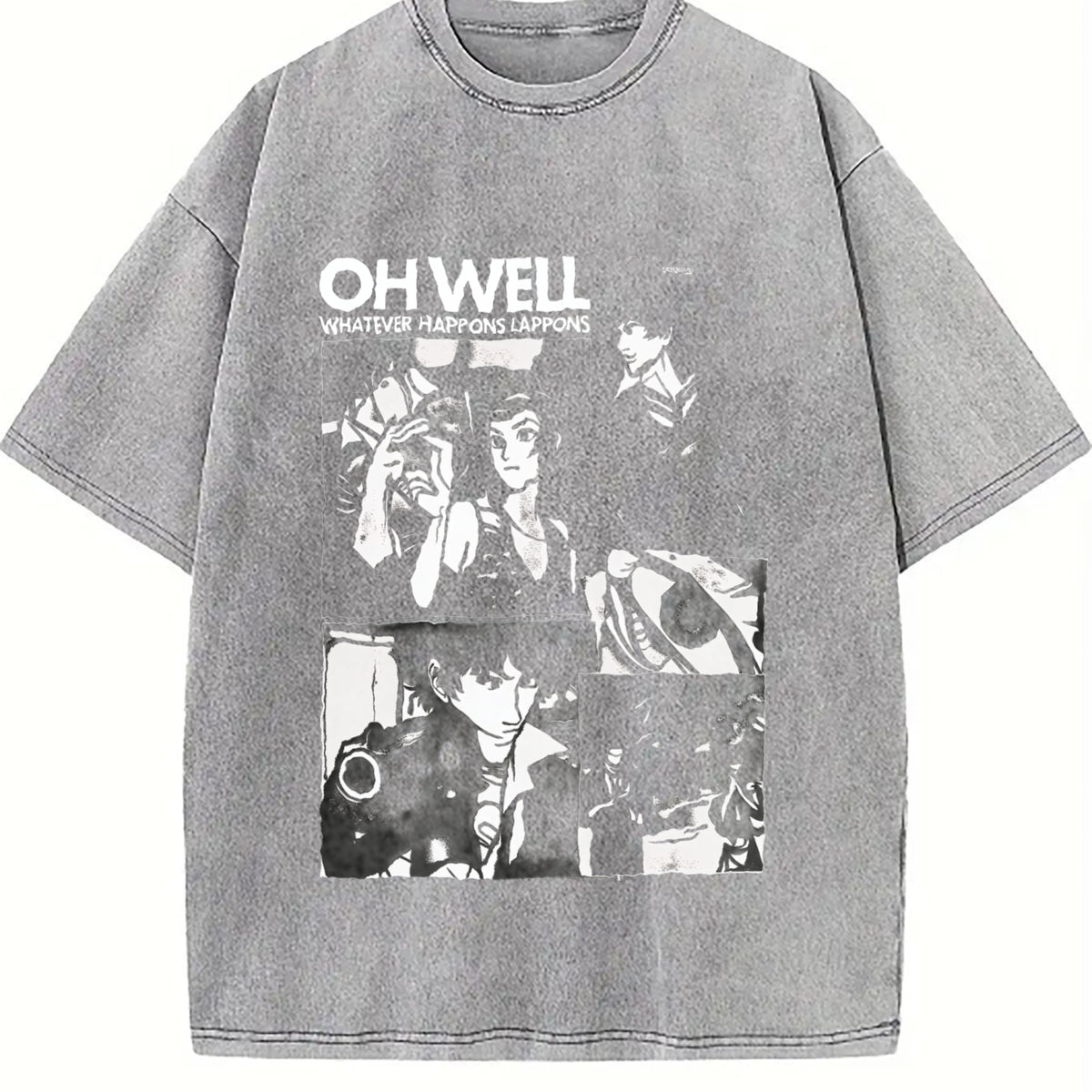 Cowboy Bebop Vintage Washed T-Shirt - product view