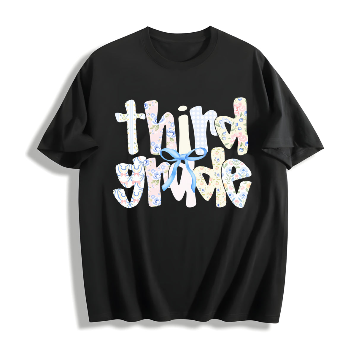 Third Grade Teacher Cotton T-Shirt - Black