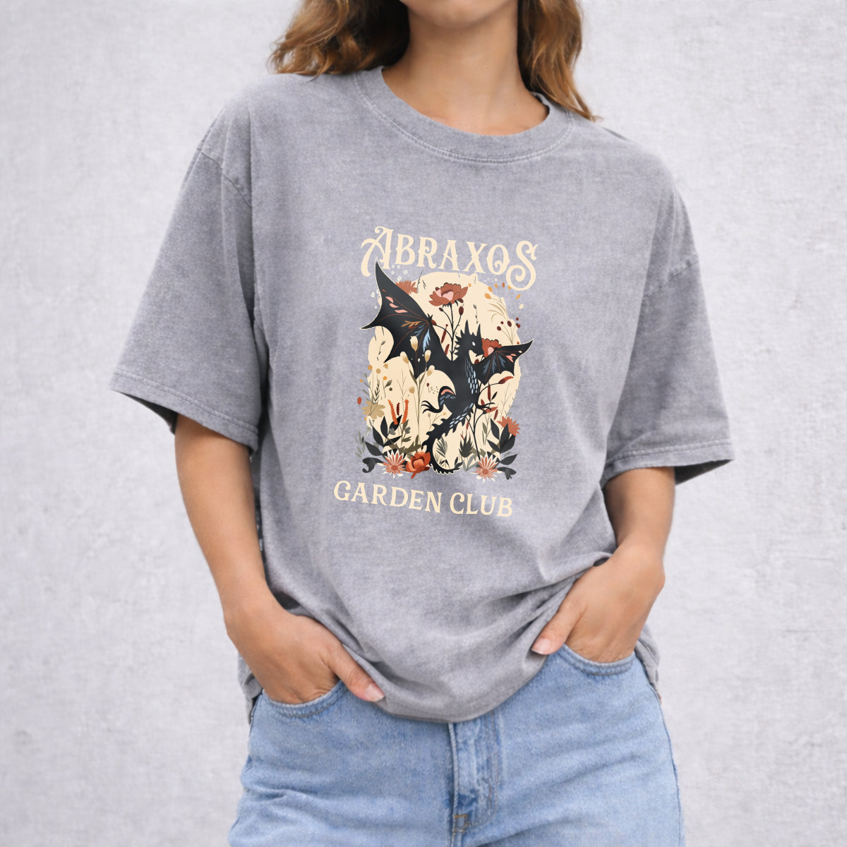 Abraxos Flower Garden Club Vintage Washed T-Shirt - product view