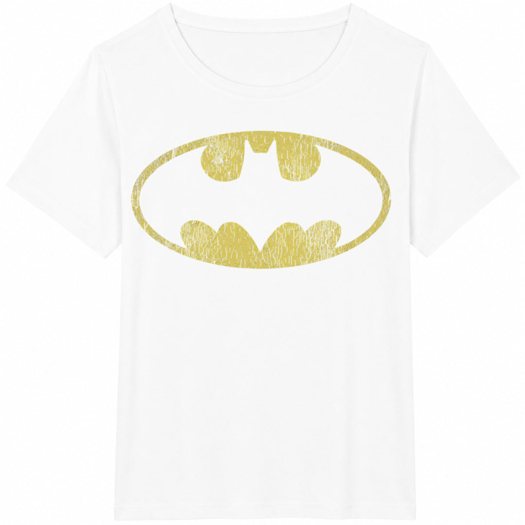 Warner Bros Justice League Stylized Team Symbols Lineup Cotton T-Shirt - product view