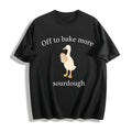 Sourdough Bread Cotton T-Shirt - Black