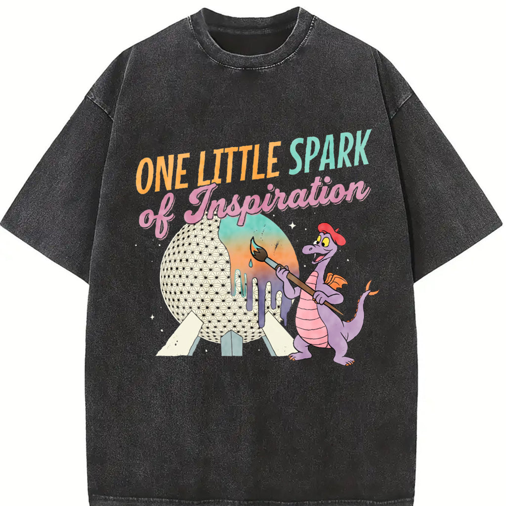 One Little Spark T-Shirt, Trendy Festival of the Arts Shirt, Comfort Colors Tee, Retro Epcot Inspired Sweatshirt, Figment Imagination Tee