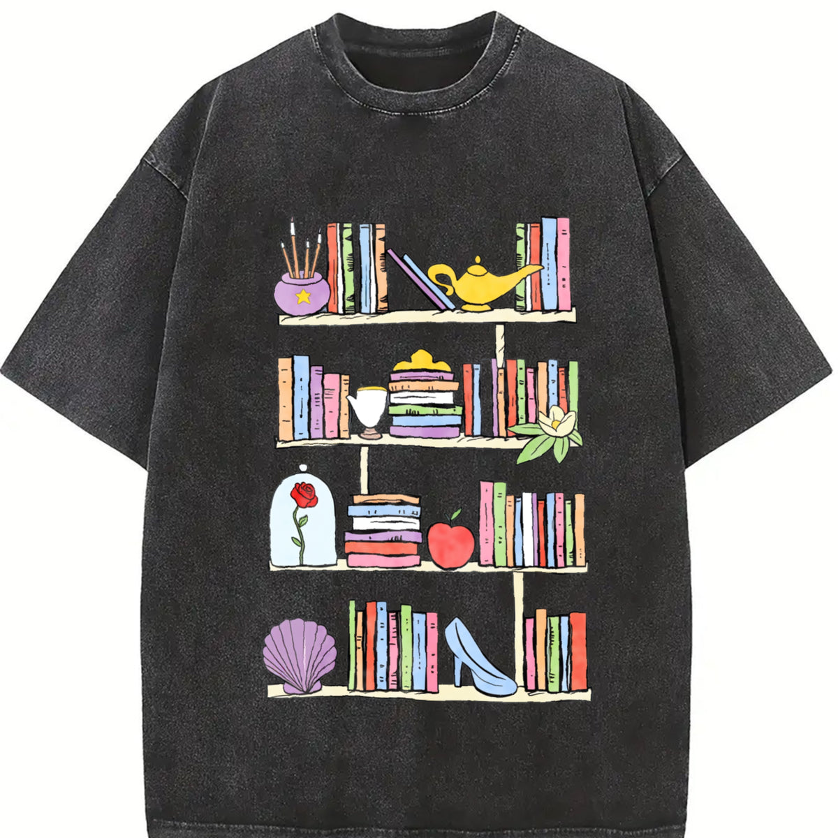 Comfort Colors Princess's Library Shirt, Princess Book Shirt, Librarian Shirt, Princess Shelf Shirt, Book Lover Shirt