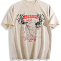 Rebel Spirit Vintage Washed T-Shirt - Beige