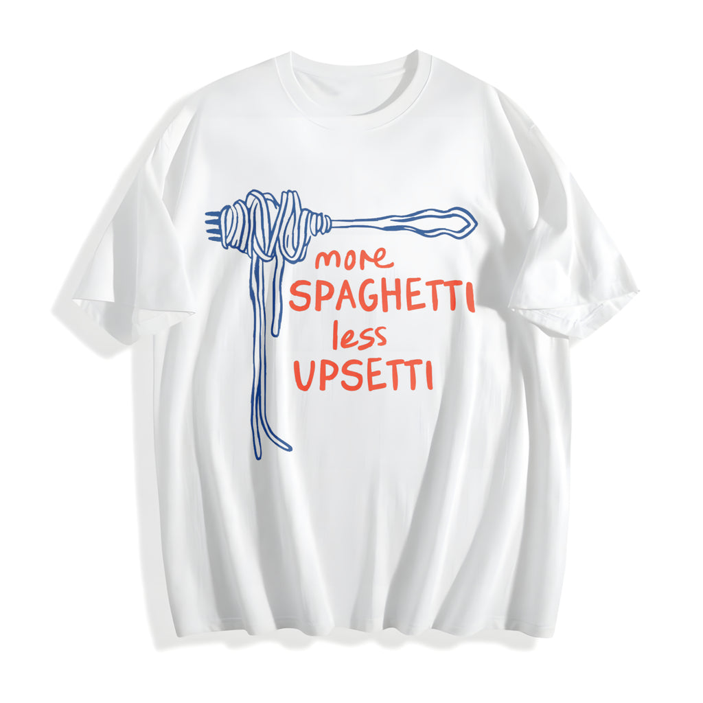 Spaghetti Cotton T-Shirt - product view