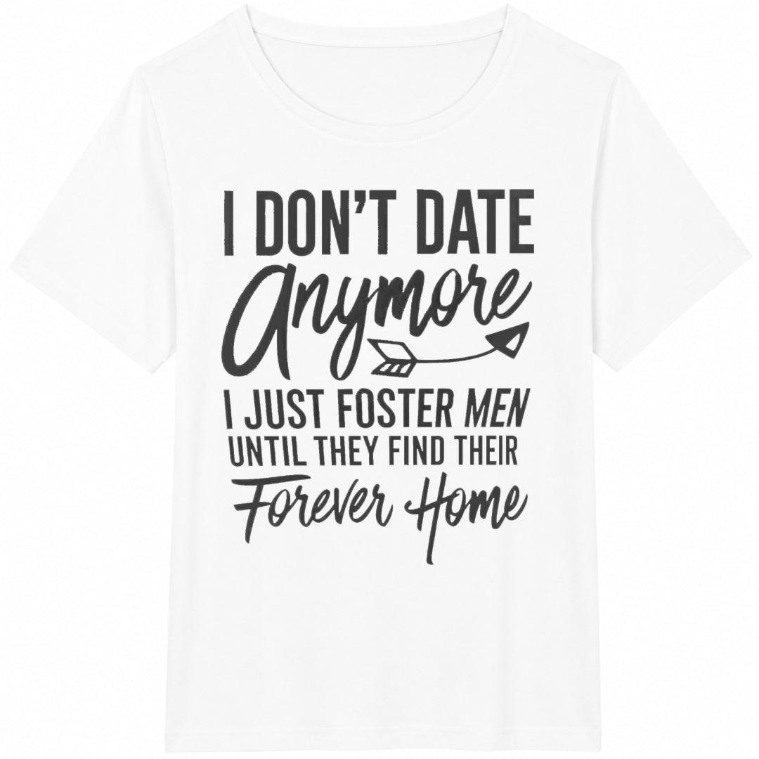 Funny Single Woman Cotton T-Shirt - product view