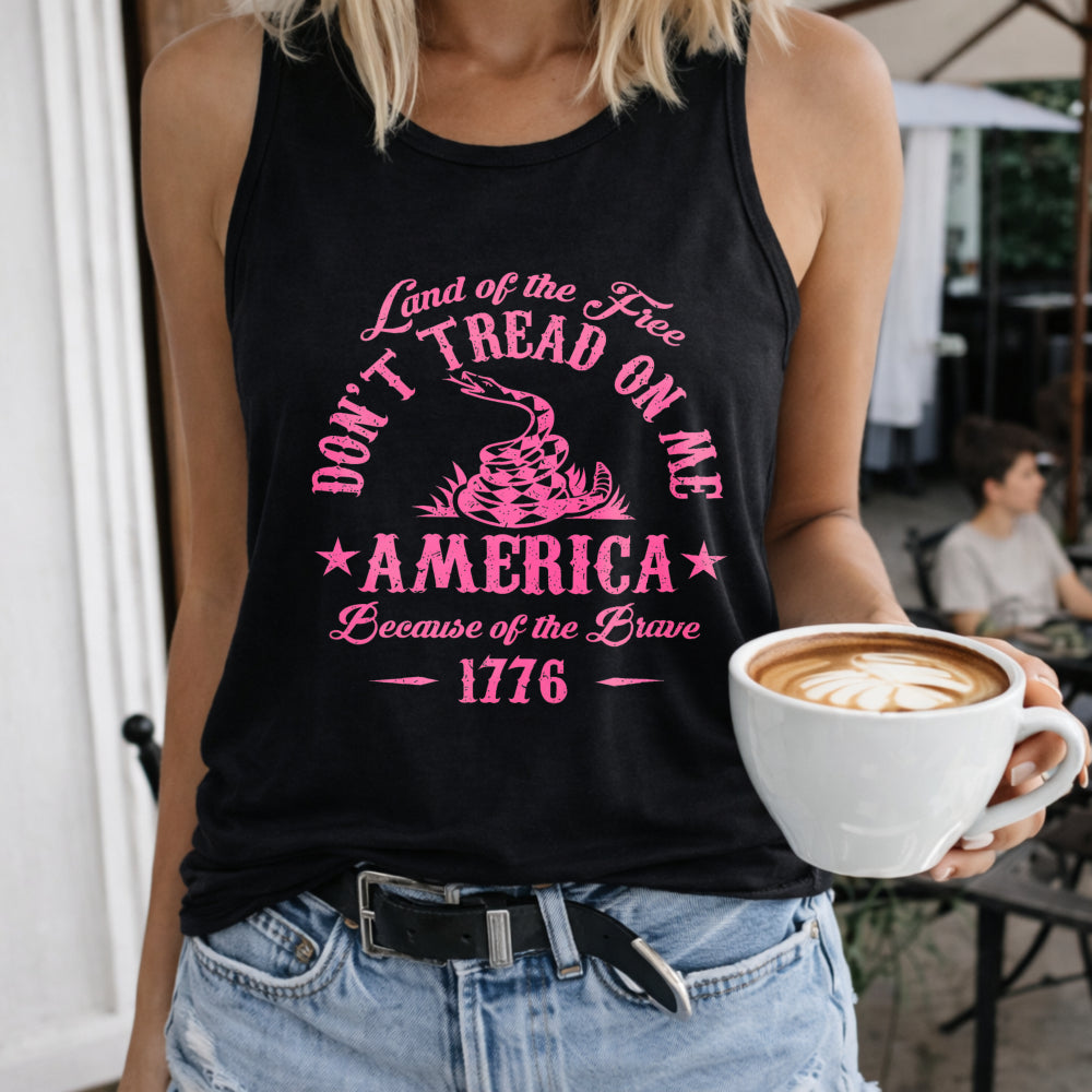 Patriotic 1776 Women's Tank Top - Black