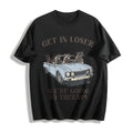 We're Going To Therapy Cotton T-Shirt - Black