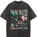 Wicked 2 Sided Comfort Colors Shirt, Wizard Movie Fan Shirt, Wicked Changed For Good TShirt, Wicked The Musical Double Sided Tee