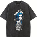 valentine shirts Retro Vintage Jinx x Powder Arcane: League of Legends Washed T-shirt Game Cotton, FPS, Game Lover Unisex Shirt Gift for Him Her Y2K Hoodie Sweatshirt Clothes Menswear streetwear t-shirt clothes