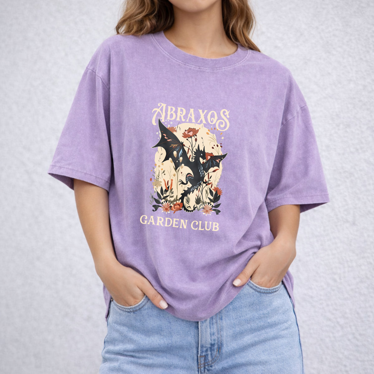 Abraxos Flower Garden Club Vintage Washed T-Shirt - product view