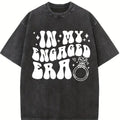 In My Engaged Era Shirt, Engaged Shirt, Trendy Comfort Colors Shirt, Engagement Gift, Custom Future Mrs. T-Shirt, Fiancee Shirt Sweatshirt