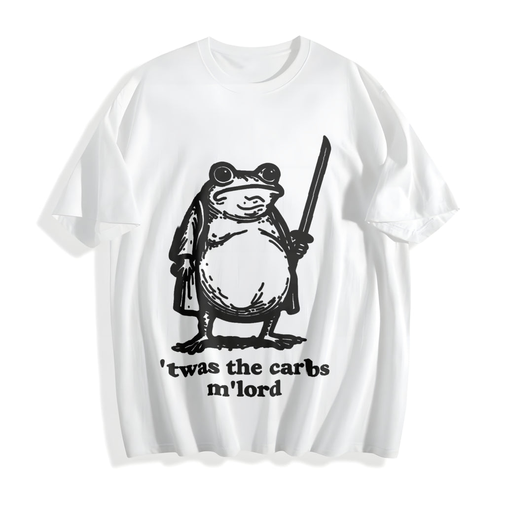Fat Samurai Frog Cotton T-Shirt - product view