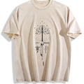 Lotr Lotr Middle Earth Vintage Washed T-Shirt - Beige