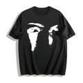 Portrait Cotton T-Shirt - Black