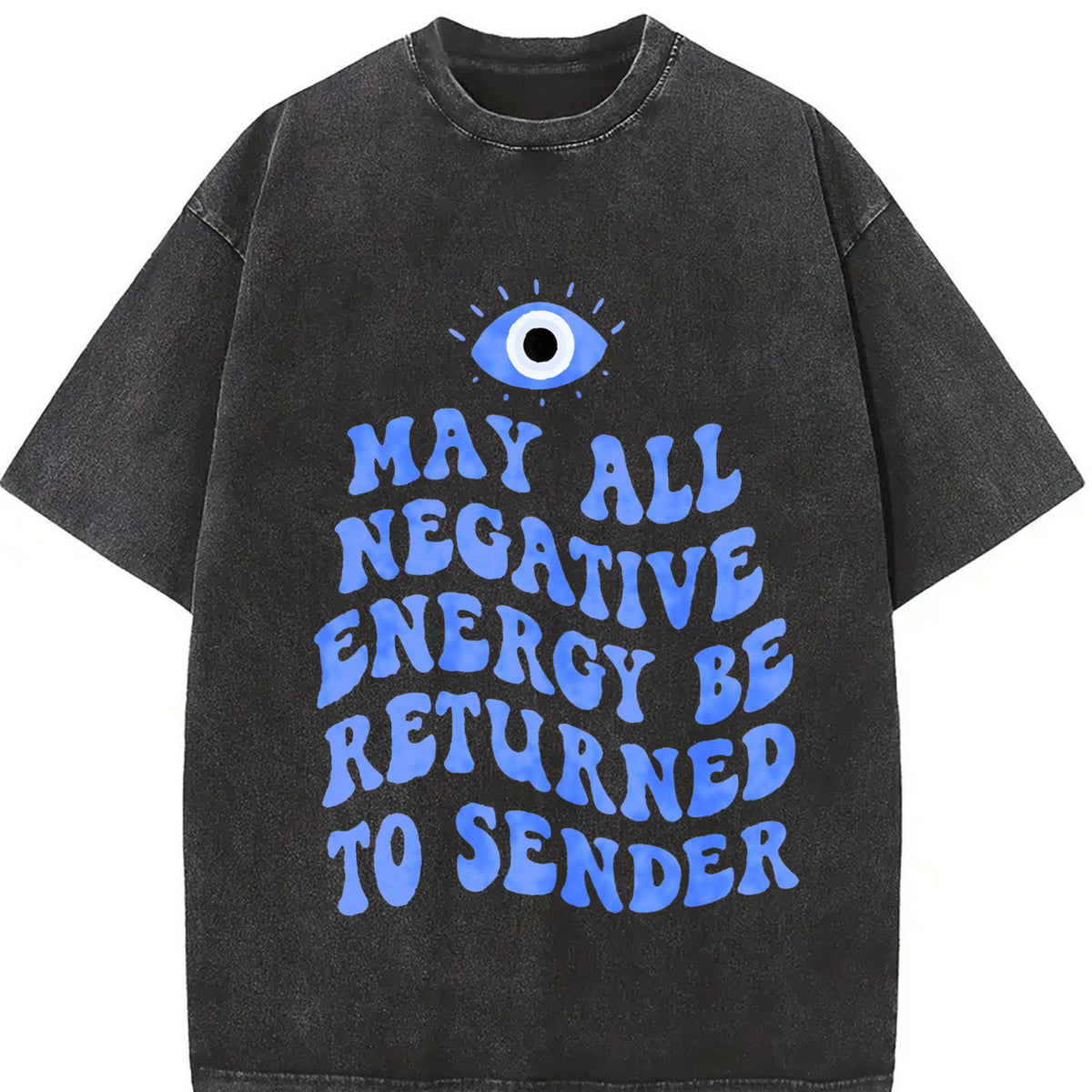 Y2K, Evil Eye Energy Shield Tee, Send Back The Bad Vibes Tee, Energy Ward – Return To Sender, women's and men's tops TikTokShop Black Friday boyfriend  tees wicked  merchandise black friday steal