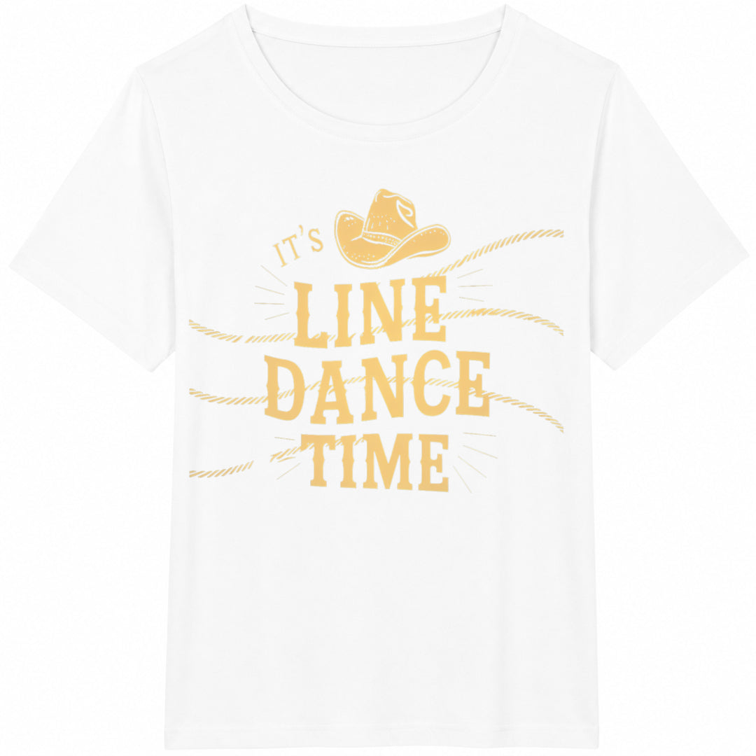 Short-sleeved Designed For Line Dancing At Restaurants Cotton T-Shirt - product view