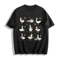 Silly Goose Hiking Cotton T-Shirt - Black