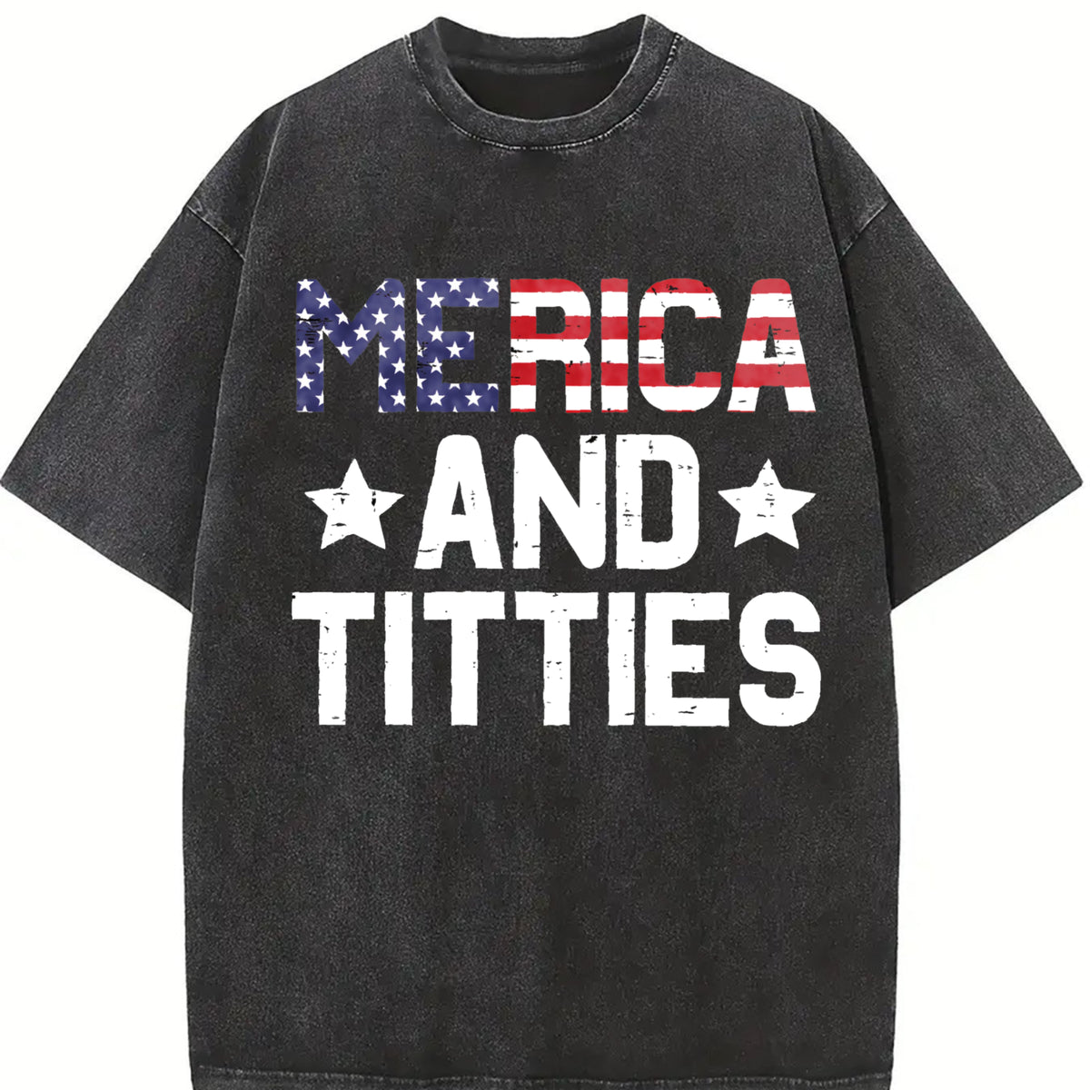 100% Cotton 4th Of July Merica And Funny Patriotic Adult Humor Women Men T-Shirt