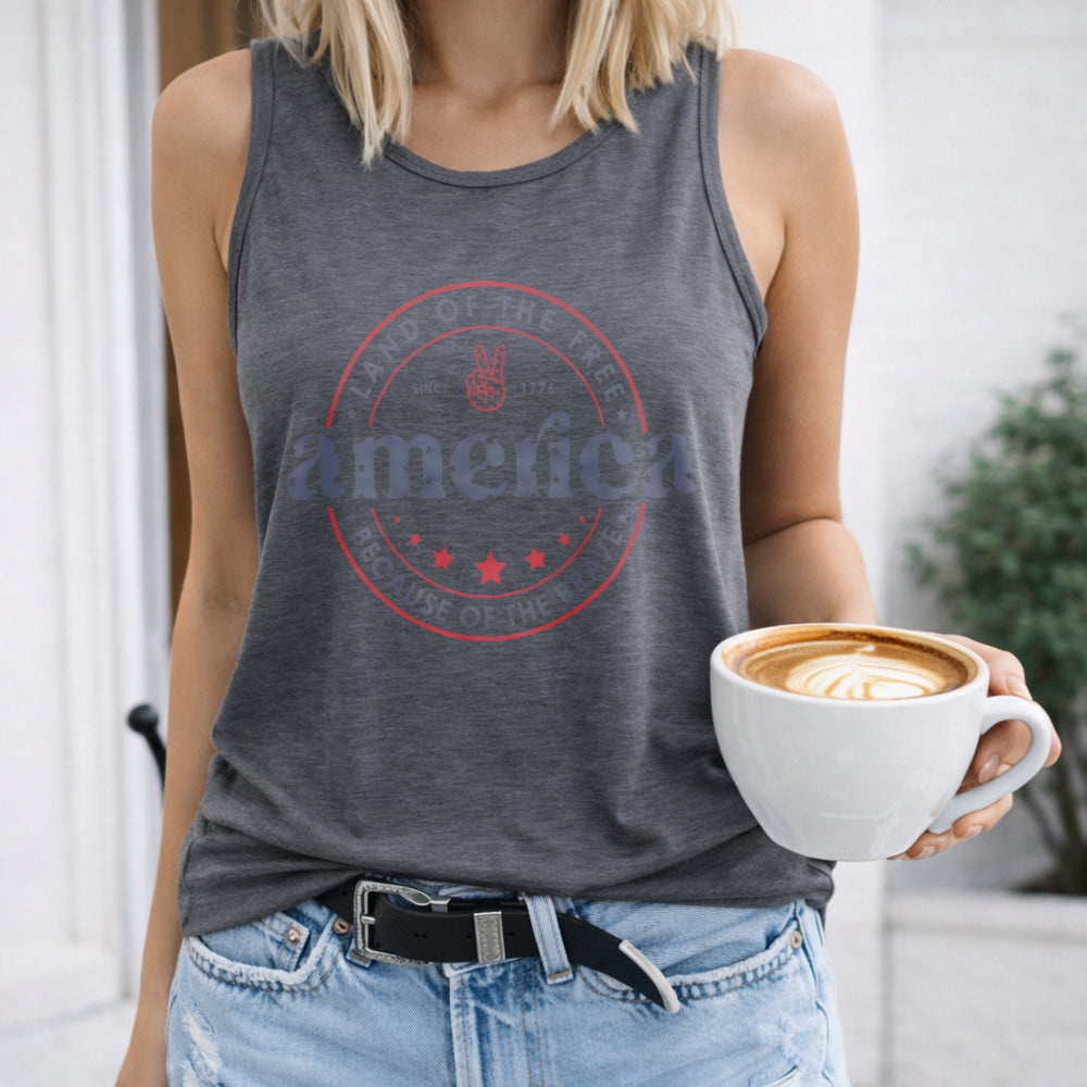 4th Of July Women's Tank Top - product view