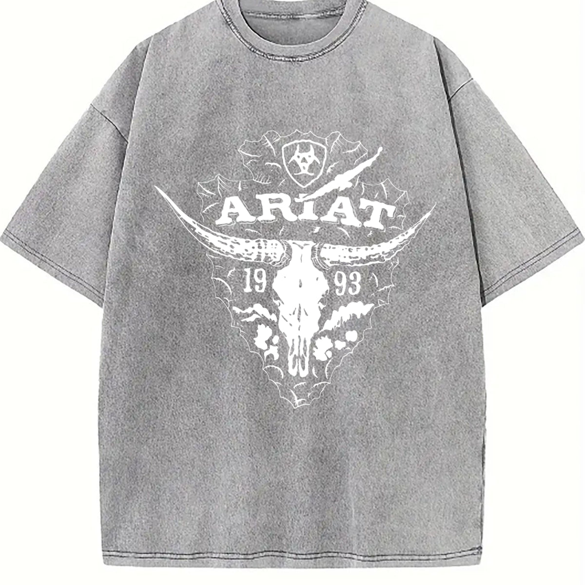 Ariat Bull Skull Vintage Washed T-Shirt - product view