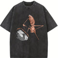 Marcus The Worm Sweatshirt Humorous Meme Design Brain Rot Print