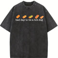 Comfort Colors Hot Dog Shirt, Bad Day to Be a Hotdog, Funny Retro Hotdog, Women's 4th of July Shirt, Memorial Day Shirt, Labor Day Shirt