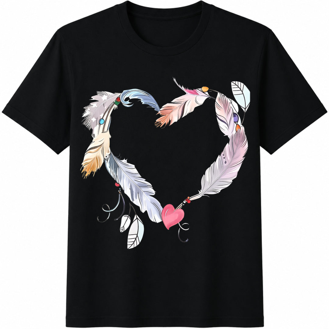 I'm Fine Slogan And Cat Cotton T-Shirt - Black