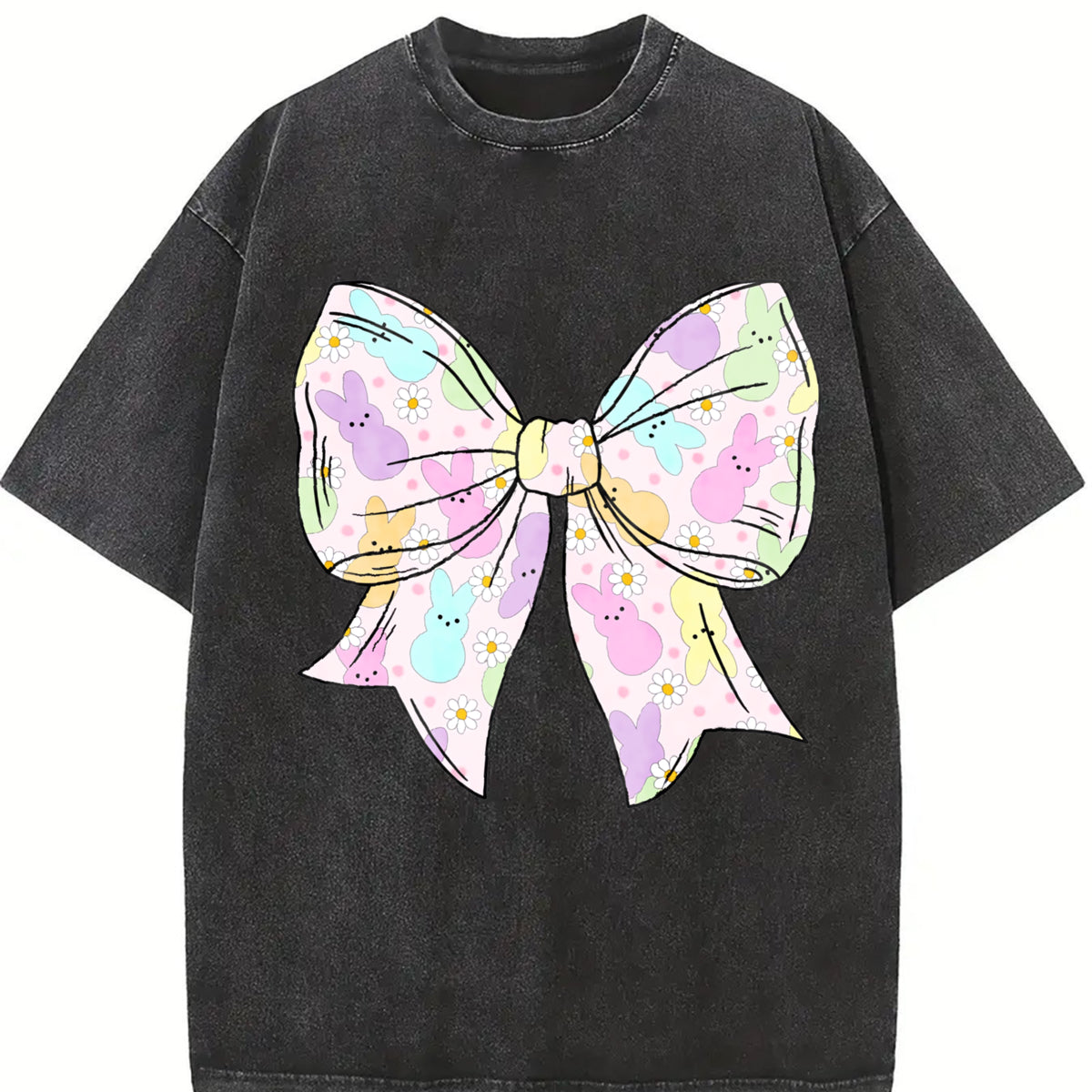 Comfort Colors Coquette Easter Bow Shirt, Easter Shirt, Trendy Bow Women's Tee, Spring Bow Tee, Cute Spring Shirt, Gift for Her