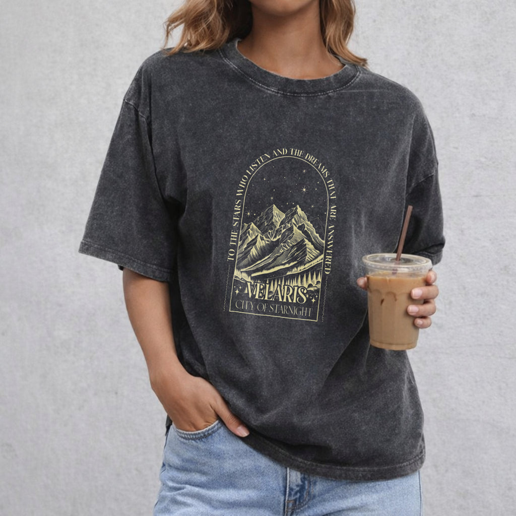 V2 Velaris City Of Starlight Shirt, The Night Court Shirt, SJM Merch Shirt, Acotar Velaris TShirt, Court of Dreams, Velaris Bookish, To The Stars Who Listen And The Dreams That Are Answer