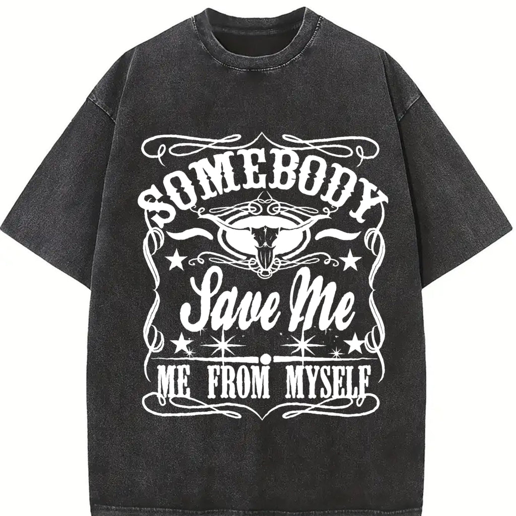 Somebody Save Me From Myself Tshirt, Music Shirt, Country Music Outfit, Sweatshirt Top Womenswear Casual Comfort
