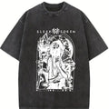 Retro Limited Sleep Token Vessel Heavy Metal Gothic 2 Sided Rock Music Band graphic tees Acid Washed Tshirts, Hoodie Menswear Top Fabric Collar