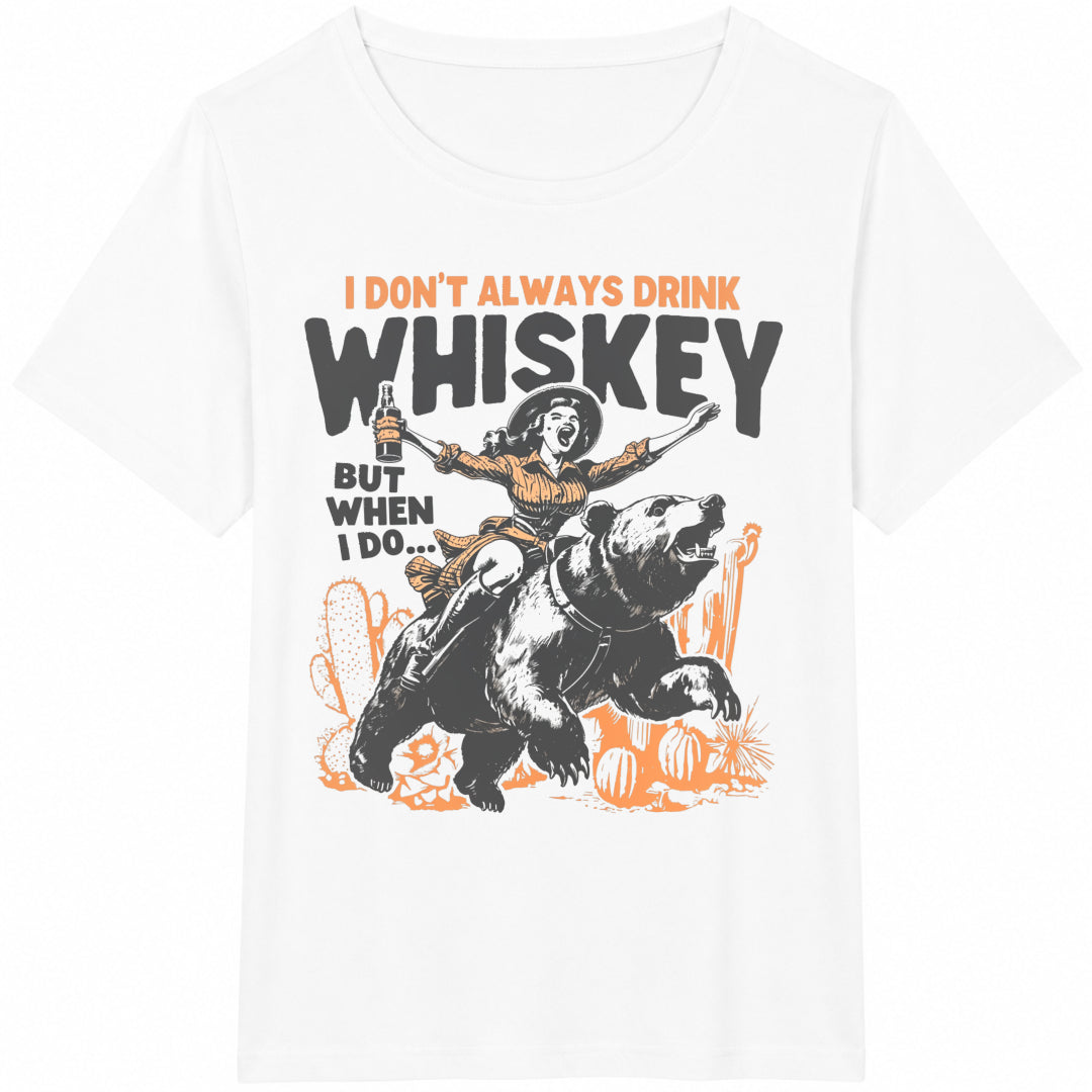 Funny Cowgirl : Western Sarcastic Cotton T-Shirt - product view