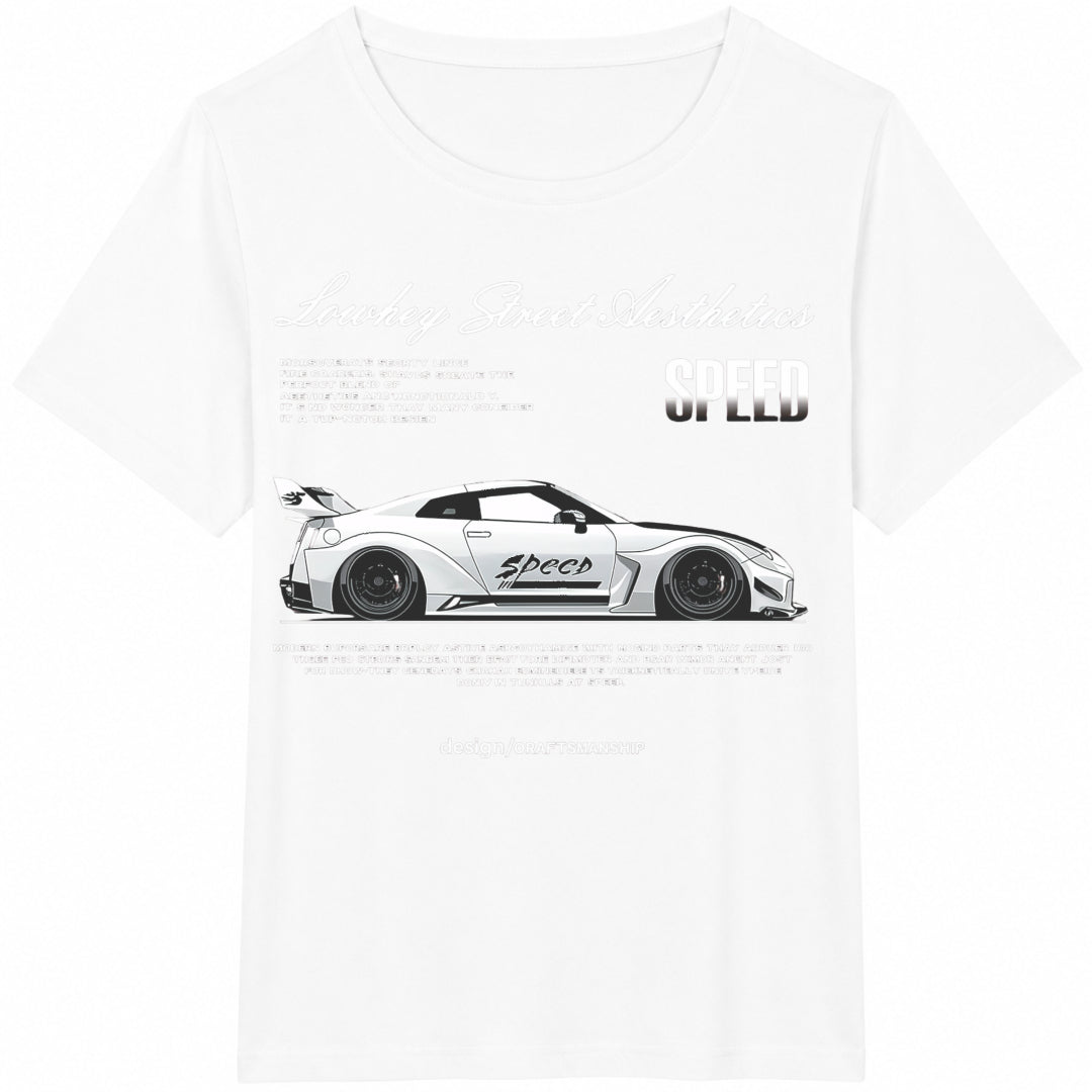 Shein Slogan & Car Cotton T-Shirt - product view
