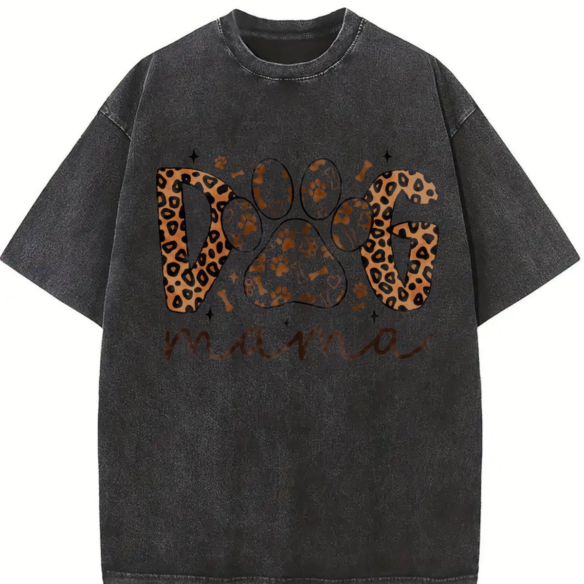 Dog Mama Sweatshirt Latch Hook Faux Yarn Dog Mom Tshirt Dog Mom Gift Leopard Mama Shirt Mother's Day Gift for dog mama , Gift for mom