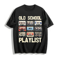 Alphabets Cotton T-Shirt - Black