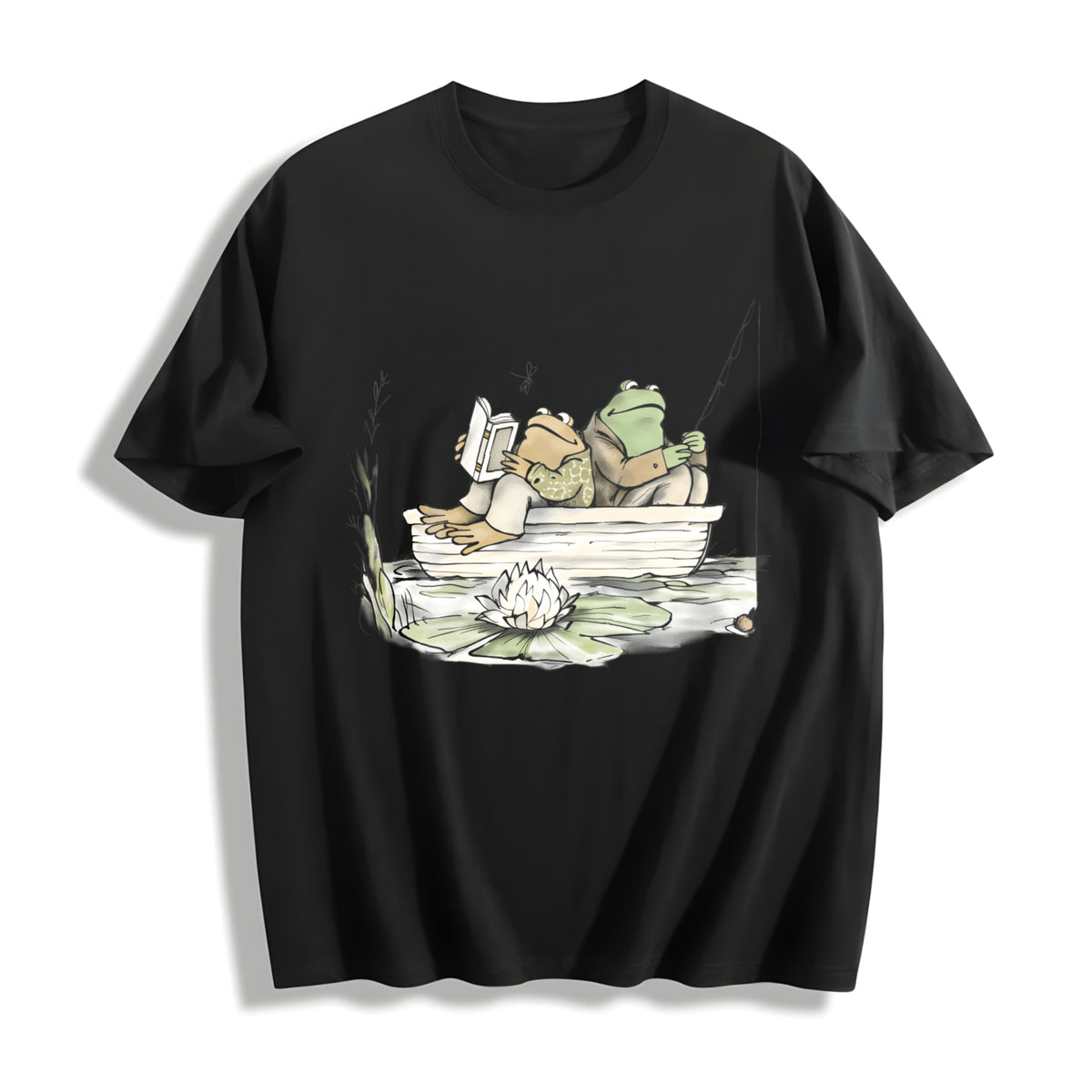 Frog 90s Cotton T-Shirt - Black
