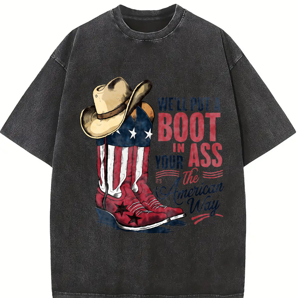 TShirt, Courtesy of the Red, White and Blue In 4th of July Sweatshirt Hoodie
